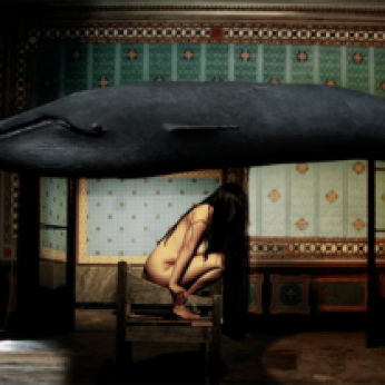 Fernanda Veron "A whale came to me and told me a secret" (mix media)